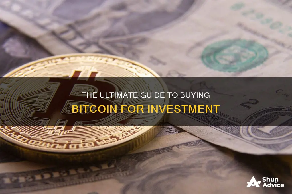 how do I buy bitcoin as an investment