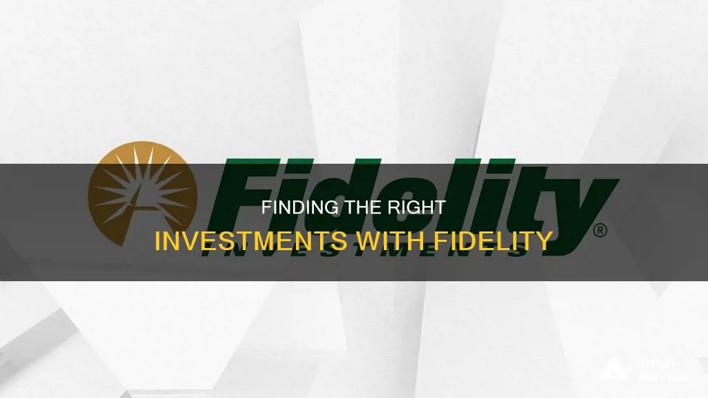 how do I find available investments with fidelity