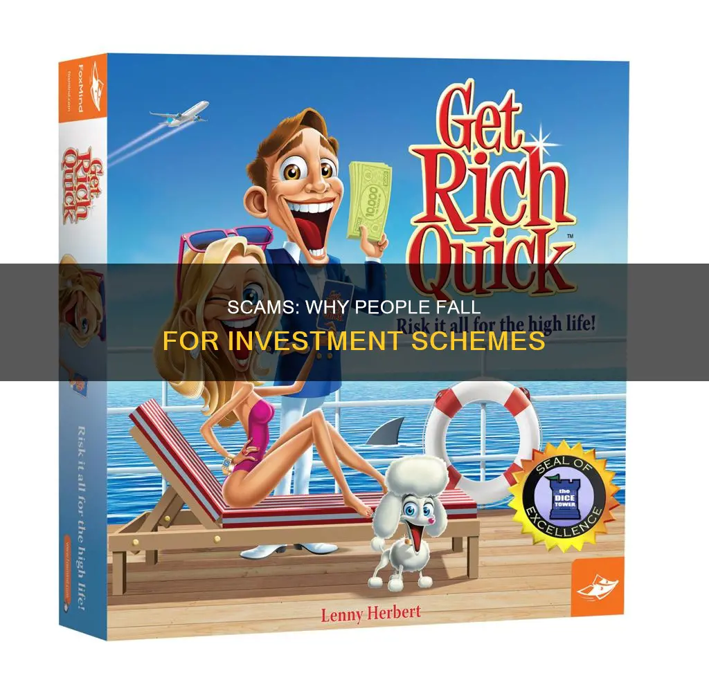 how do people fall for investment schemes