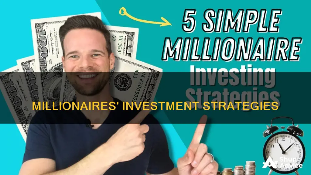 how do people with millions invest