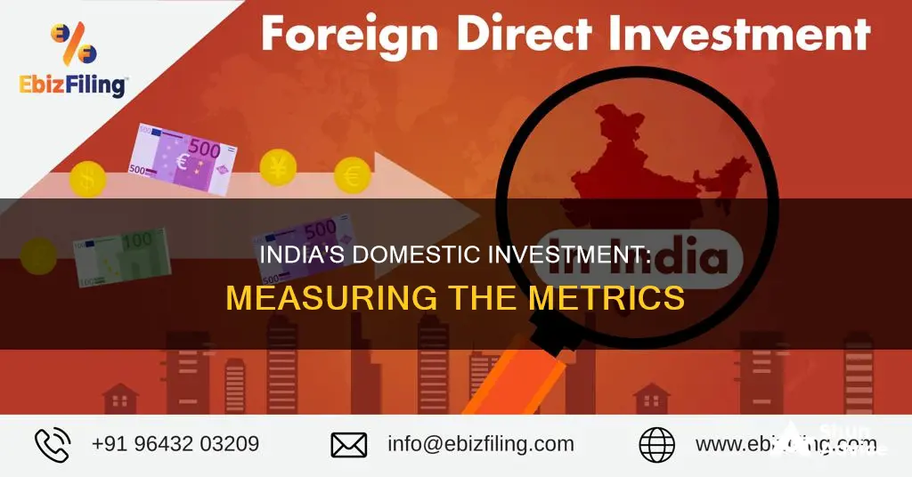 how do we measure domestic investment in india