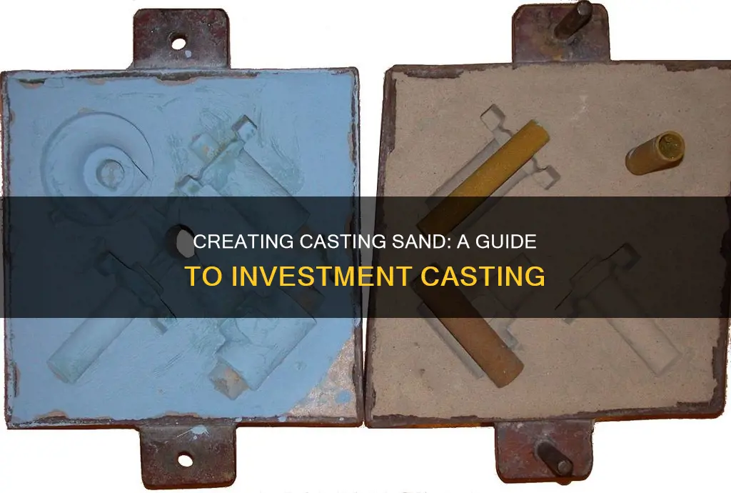 how do you make sand for investment casting