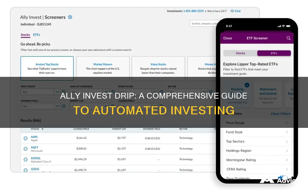 how does ally invest drip work