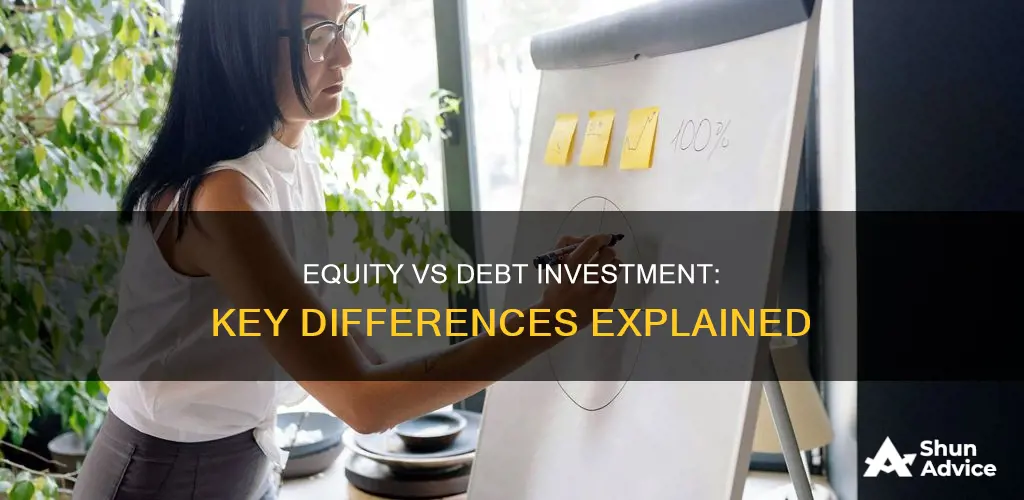 how does an equity investment differ from a debt investment