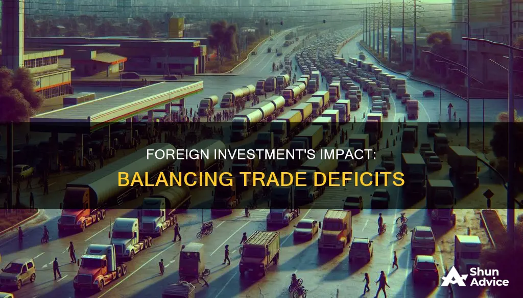 how does foreign investment affect the trade deficit