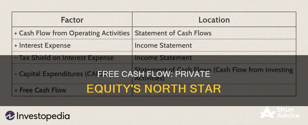 how does free cah flow factor into private equity investments