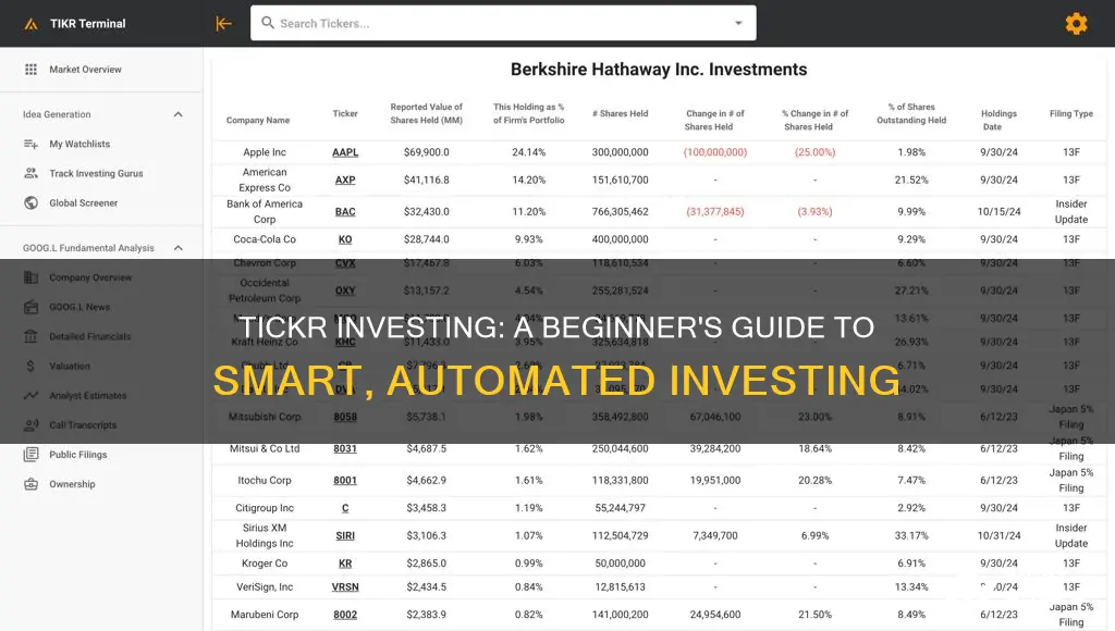 how does tickr investing work