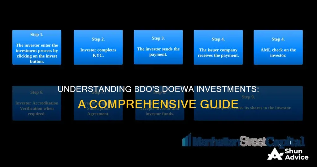 how doewa investments work I bdo