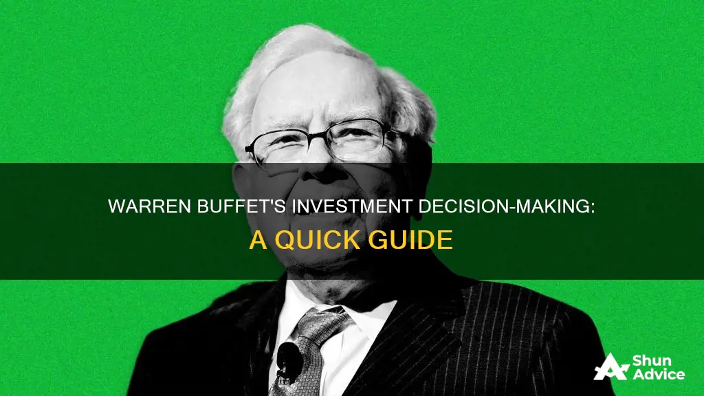 how long take warren buffet make investment decision