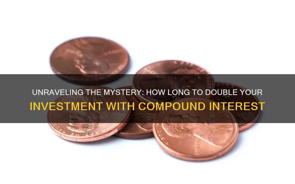 how long to double investment compund interest