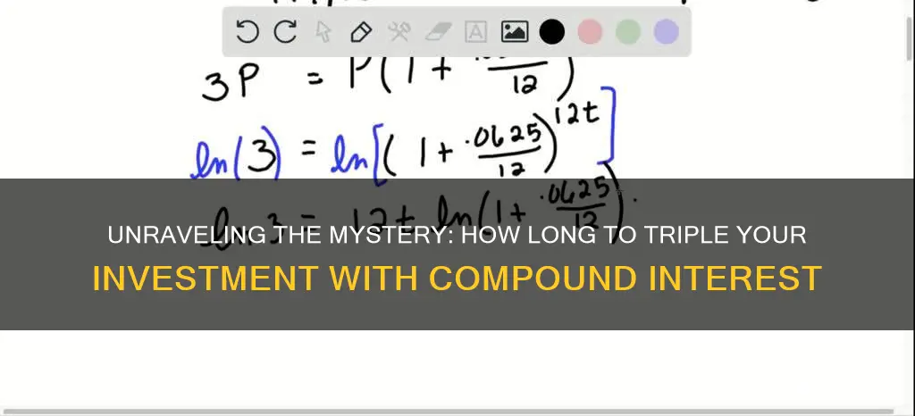 how long to triple an investment compound interest