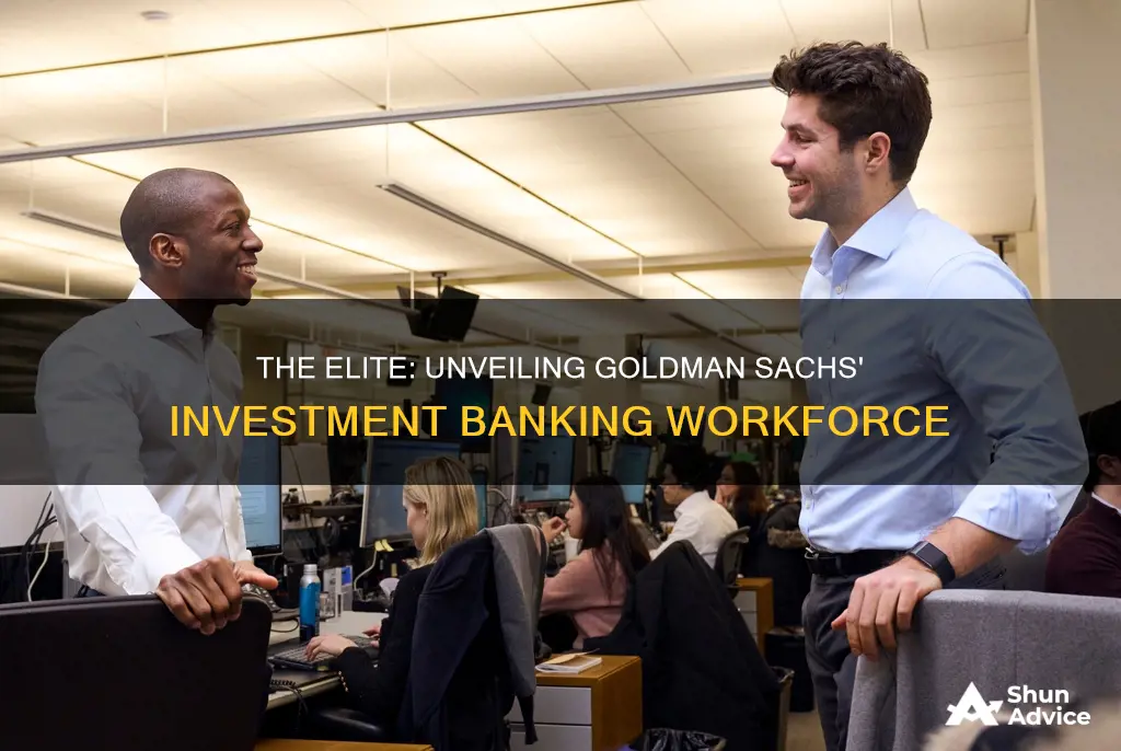 how many investment bankers work for goldman sachs