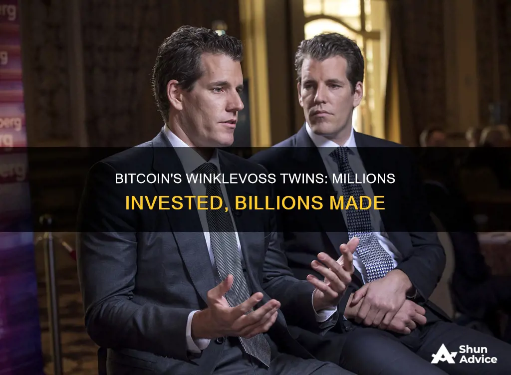 how many million did winklevoss twins invest in bitcoin