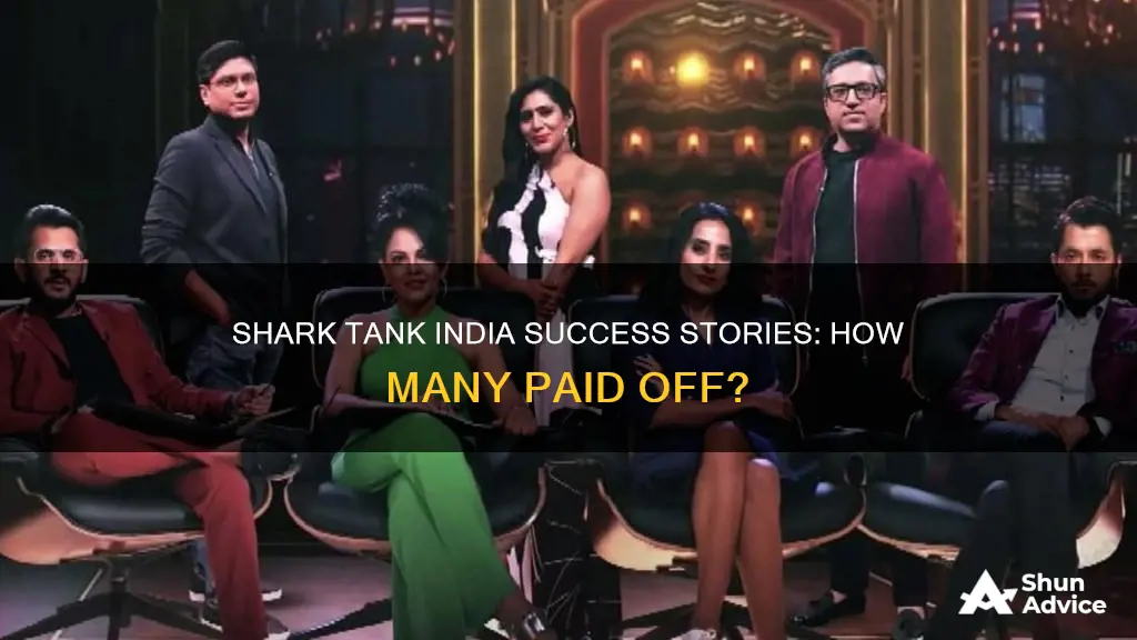 how many shark tank india investments are successful