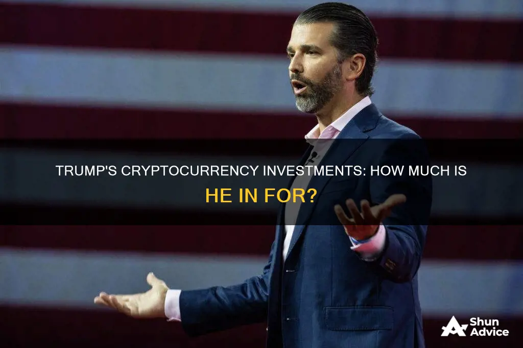 how much cryptocurrency is donald trump invested into