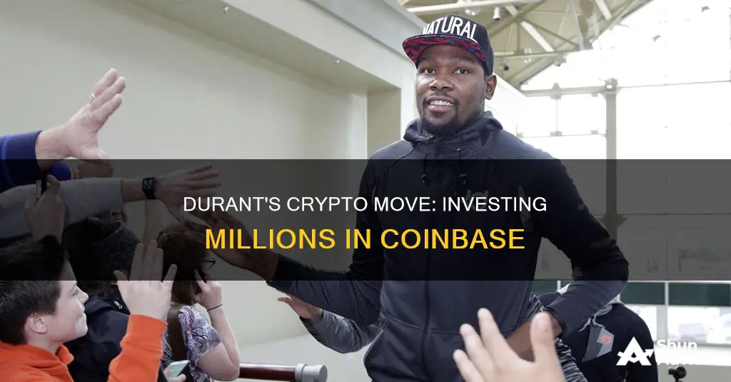 how much did durant invest in coinbase