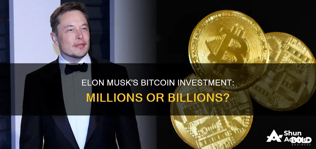 how much did elon musk invest in bitcoin