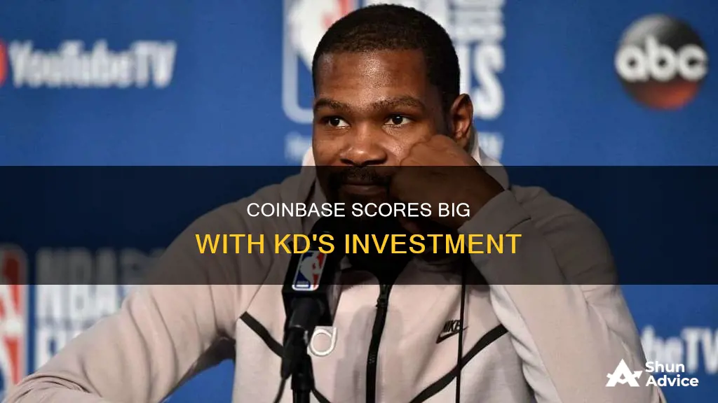 how much did kd invest in coin base