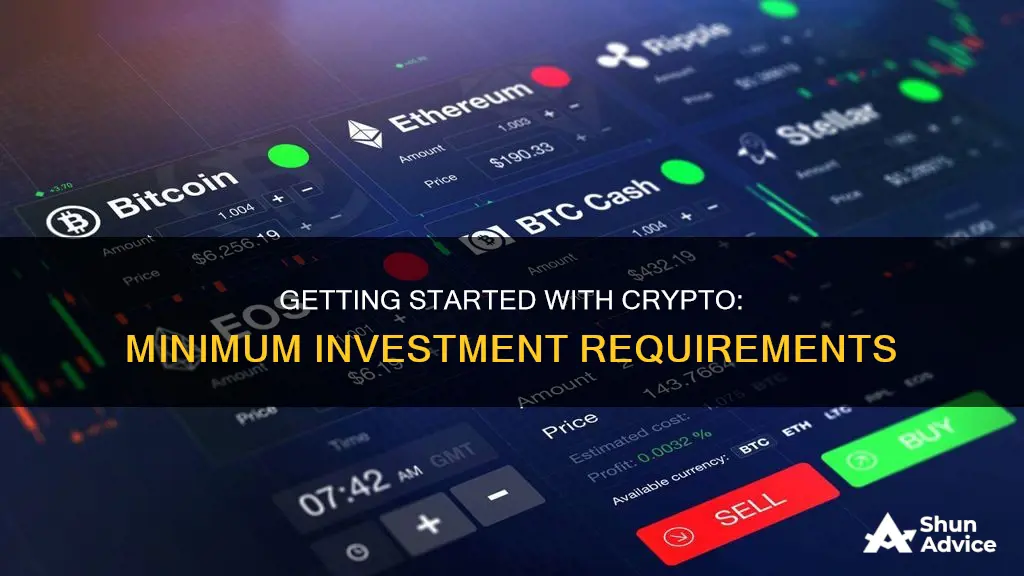 how much minimum to invest in cryptocurrency