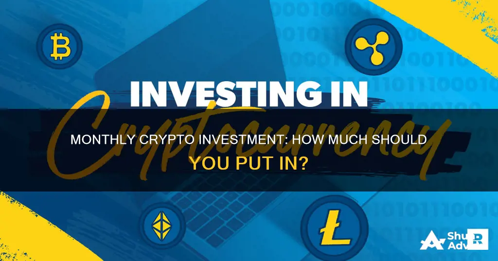 how much to invest in crypto per month