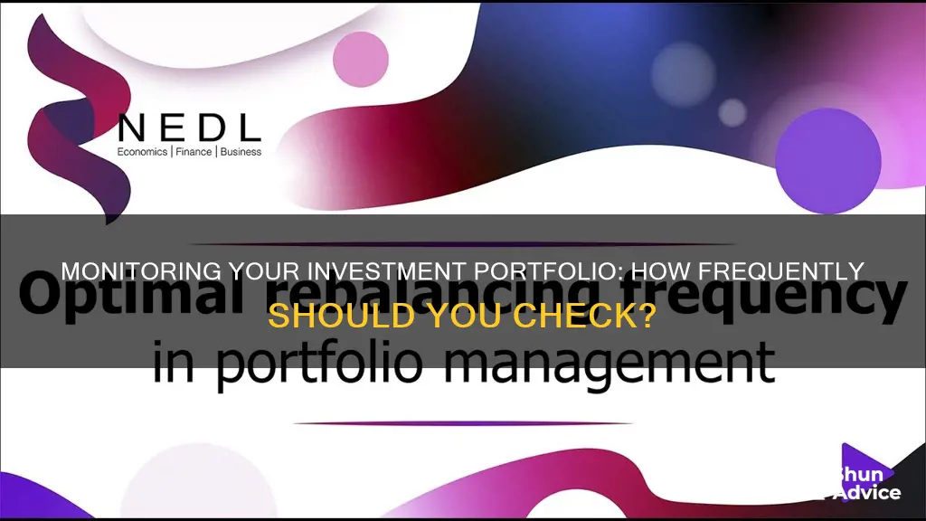 how often do you check on your investment portfolio