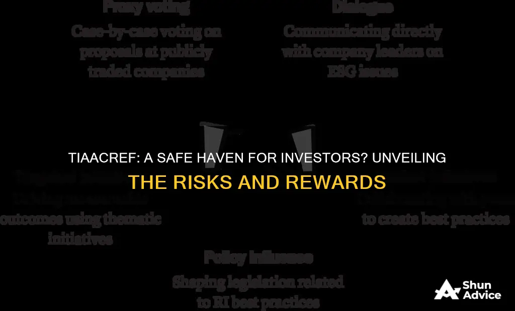 how safe is it to invest in tiaa-cref