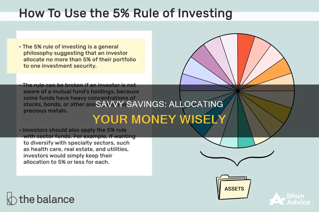 how to allocate savings and investments