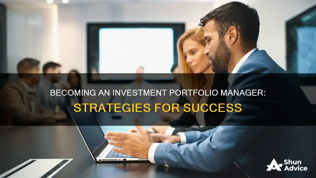 how to be an investment portfolio manager