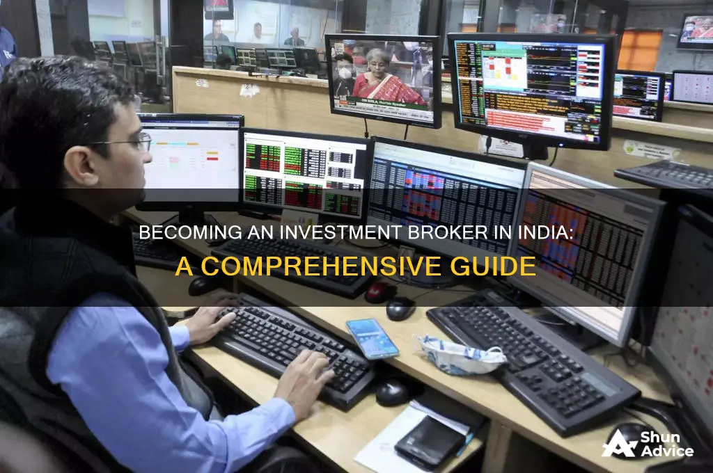 how to become an investment broker in india