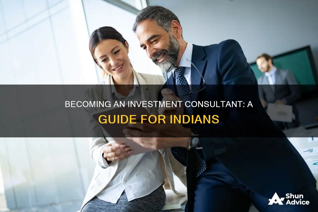 how to become investment consultant in india