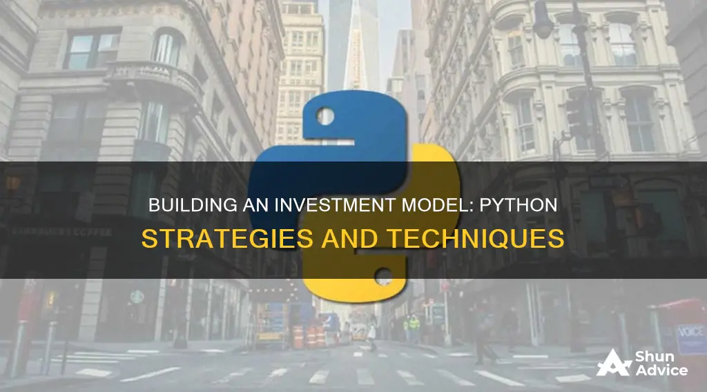 how to build an investment model using python