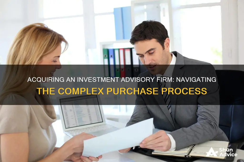 how to buy an investment advisory firm