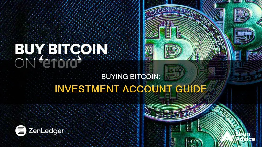 how to buy bitcoin in investment account