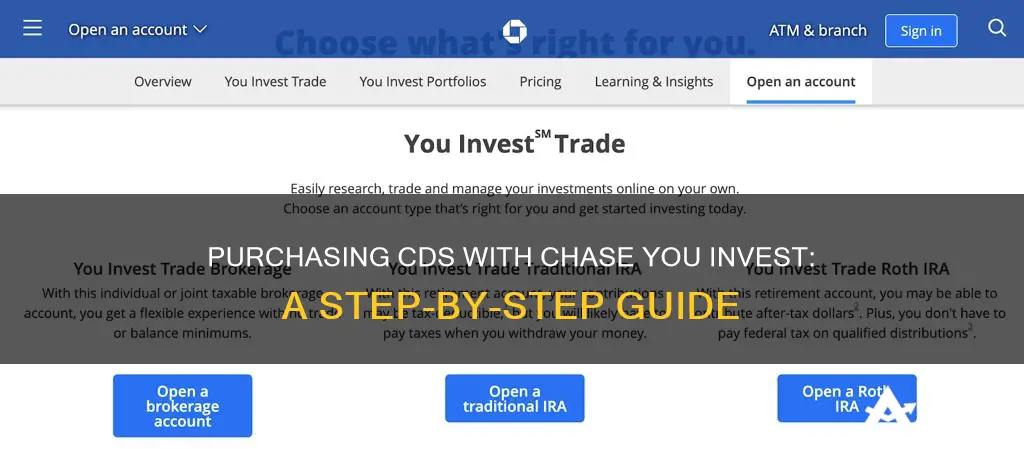 how to buy cds on chase you invest