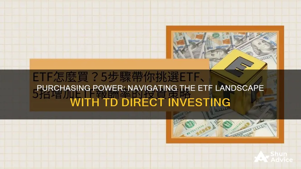 how to buy etf on td direct investing