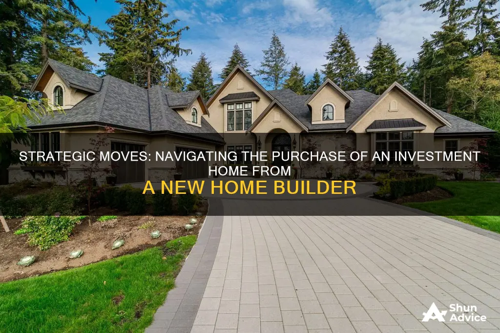 how to buy investment home from a new home builder