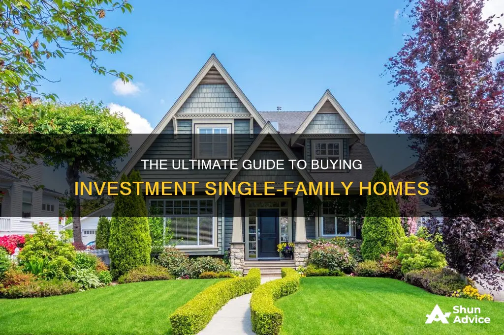 how to buy investment single family homes