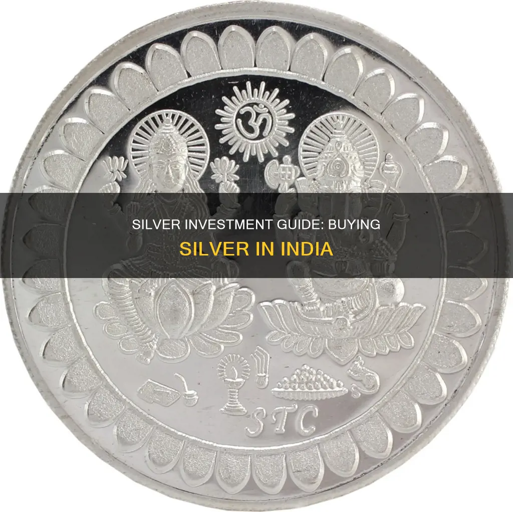 how to buy silver in india for investment