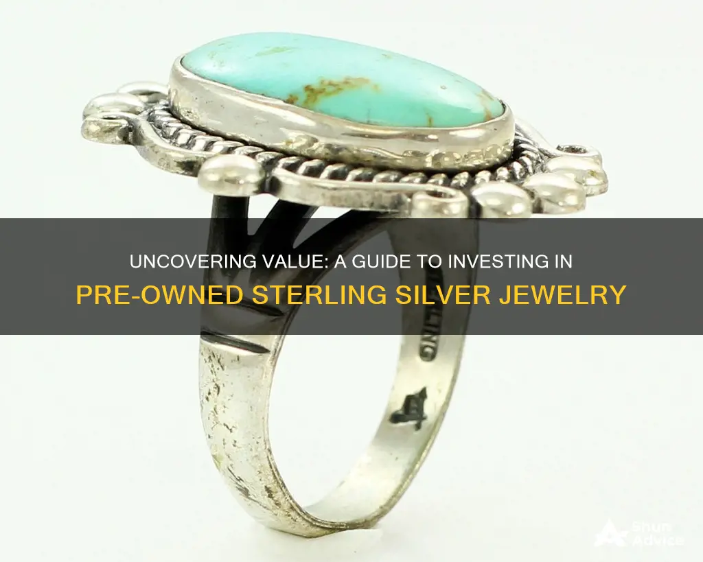 how to buy used sterling silver jewelry for investment