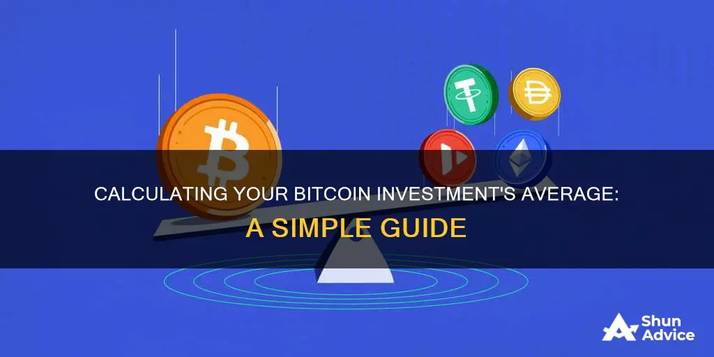 how to calculate average of bitcoin investment