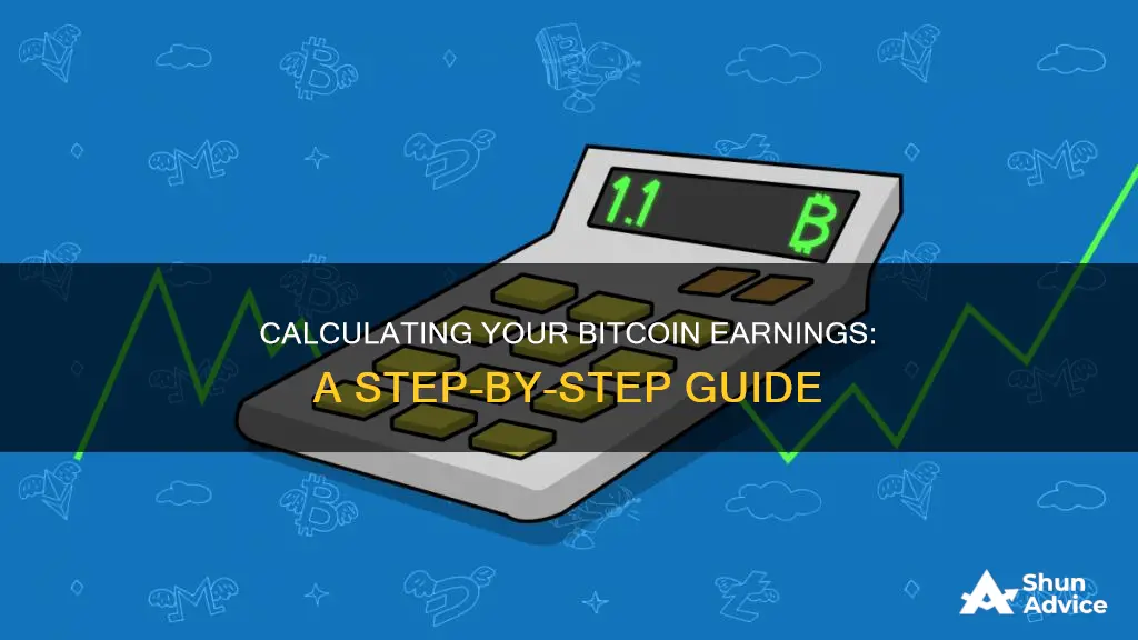 how to calculate how much you earned investing in bitcoin