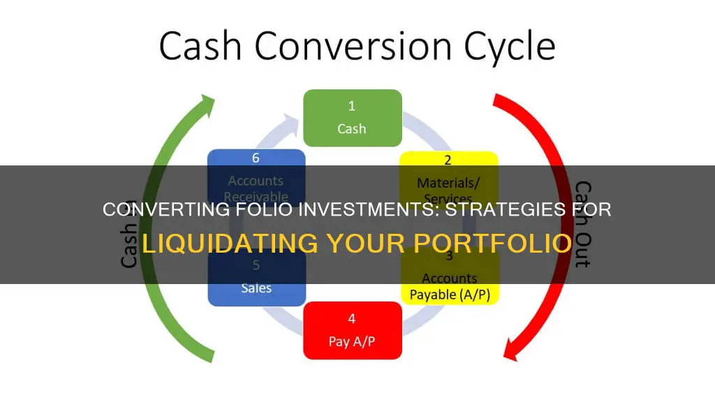 how to convert folio investing into cash