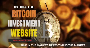 Creating a Fake Bitcoin Investment Website: A Step-by-Step Guide