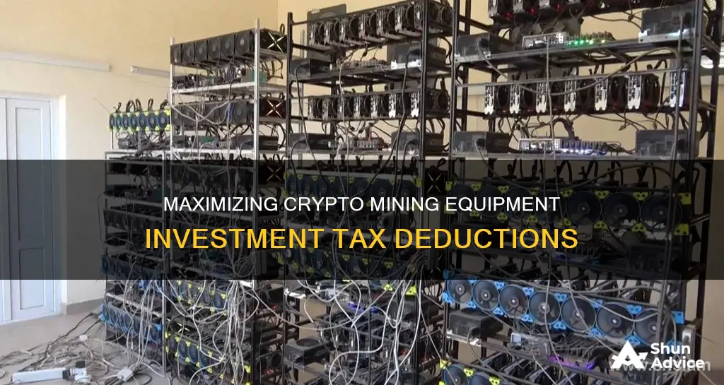 how to deduct investment into crypto mining equipment