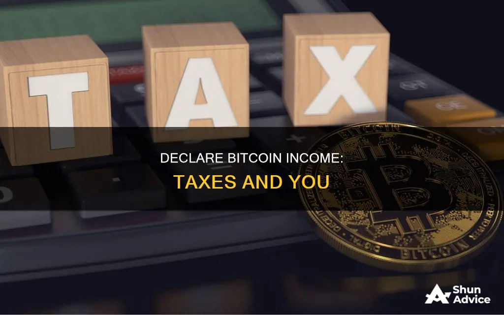 how to delcare bitcoin investment income