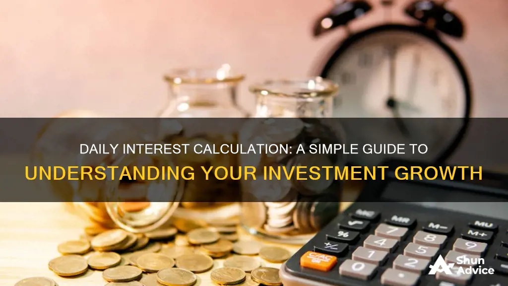 how to figure daily accrued interest on an investment