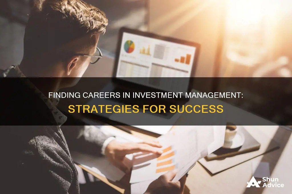 how to find jobs in investment management