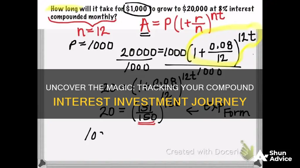 how to find time invested in compound interest formula