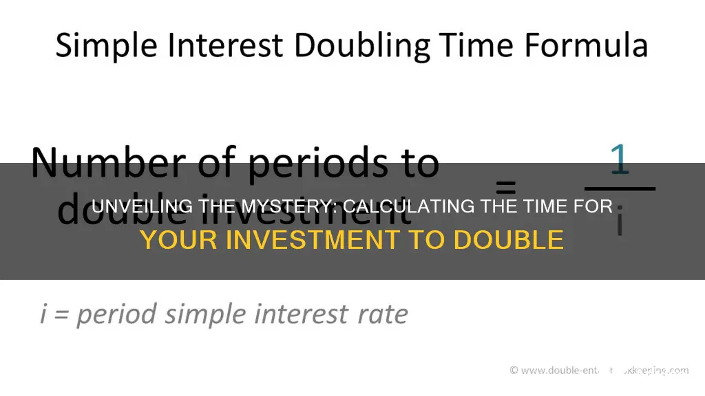 how to find when an investment will double