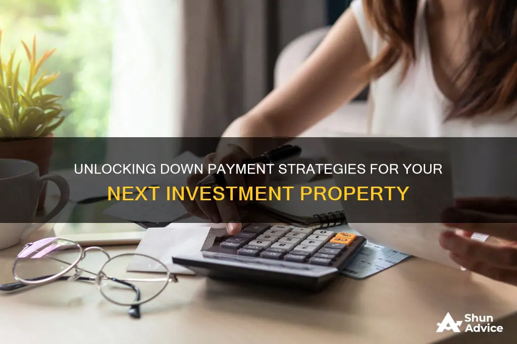 how to fund down payment of investment property